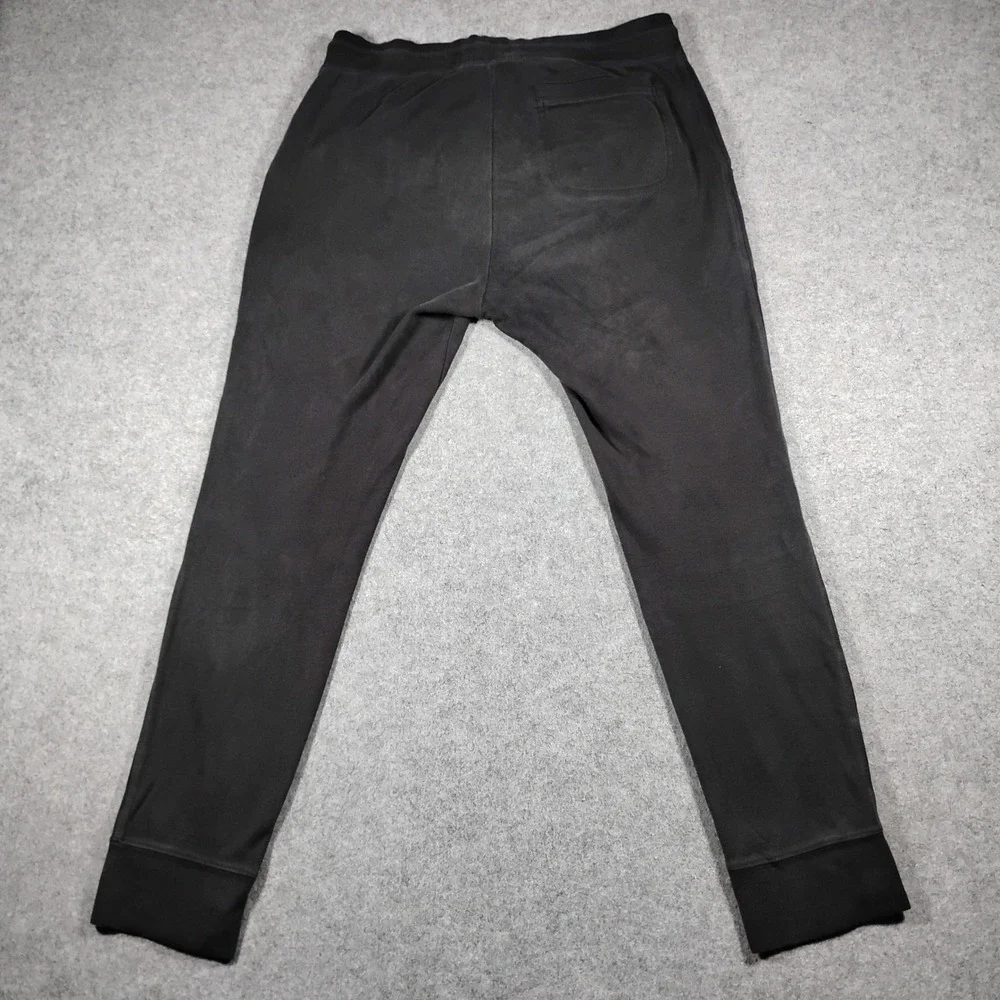 American Giant Classic Sweatpants Men M Black 100% Cotton Heavy Joggers USA